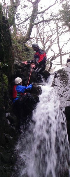 Stag parties in The Lake District often involve Gorge scrambling and rock climbing.